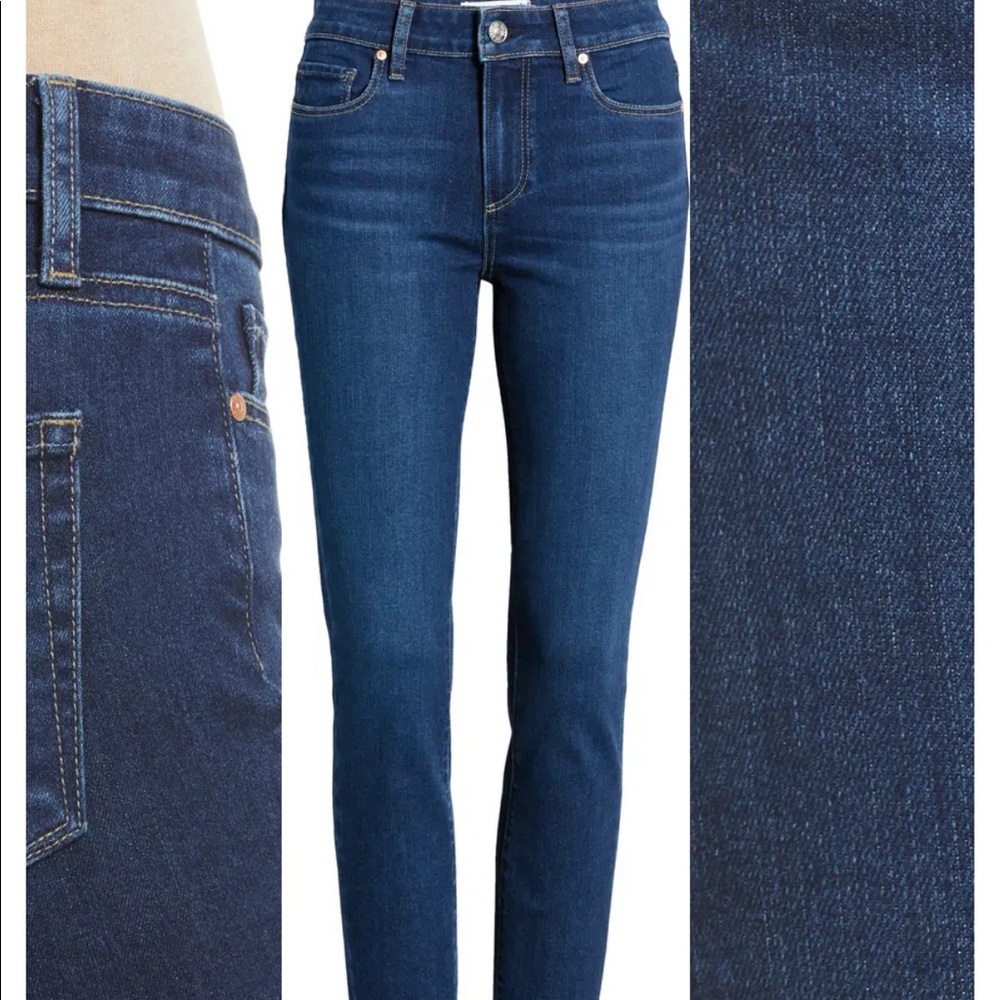 Paige dark wash denim jeans